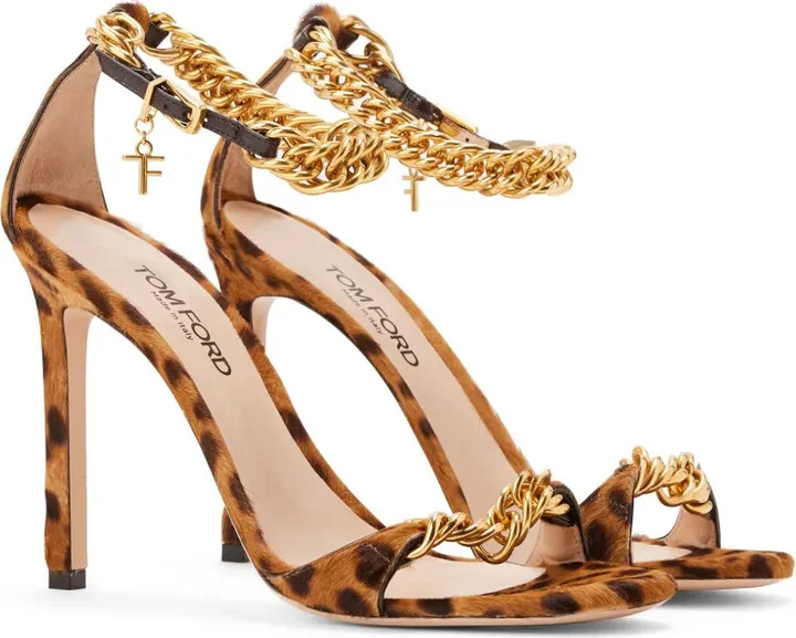 Zenith 105mm calf-hair sandals - Image 2