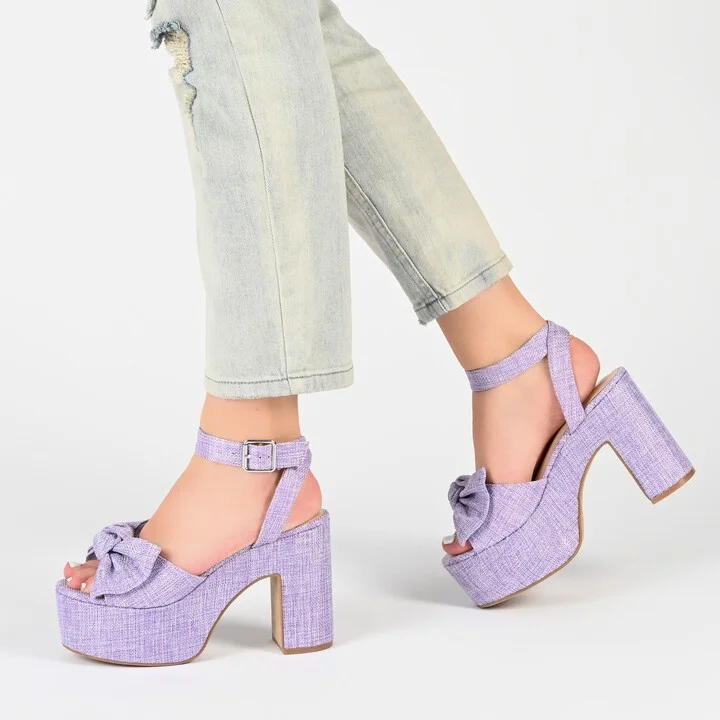 Zenni Bow Platform Sandal - Image 7