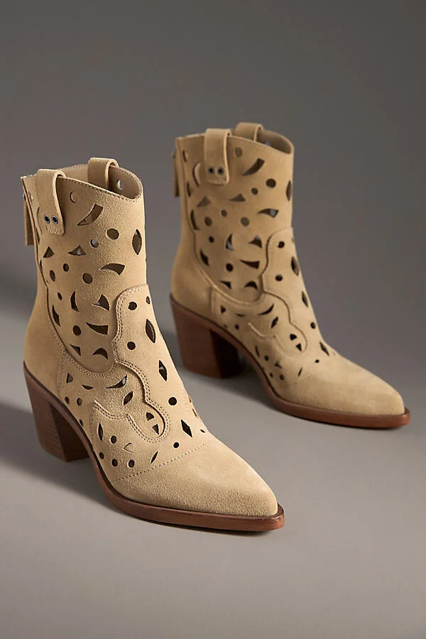 Zenobi Cutout Western Ankle Boots - Image 2