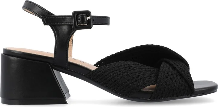 Zerlina Knit Block Heel Sandal - Image 4