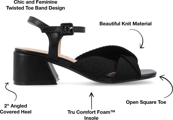 Zerlina Knit Block Heel Sandal - Image 10