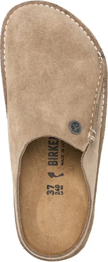 Zermatt logo-debossed suede slippers - Image 4