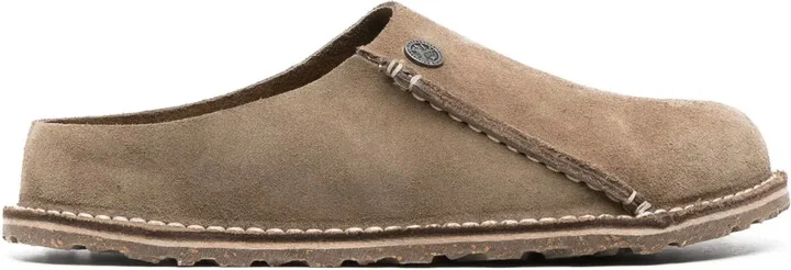Zermatt logo-debossed suede slippers