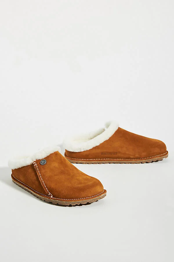Zermatt Premium Suede Shearling Clogs - Image 2