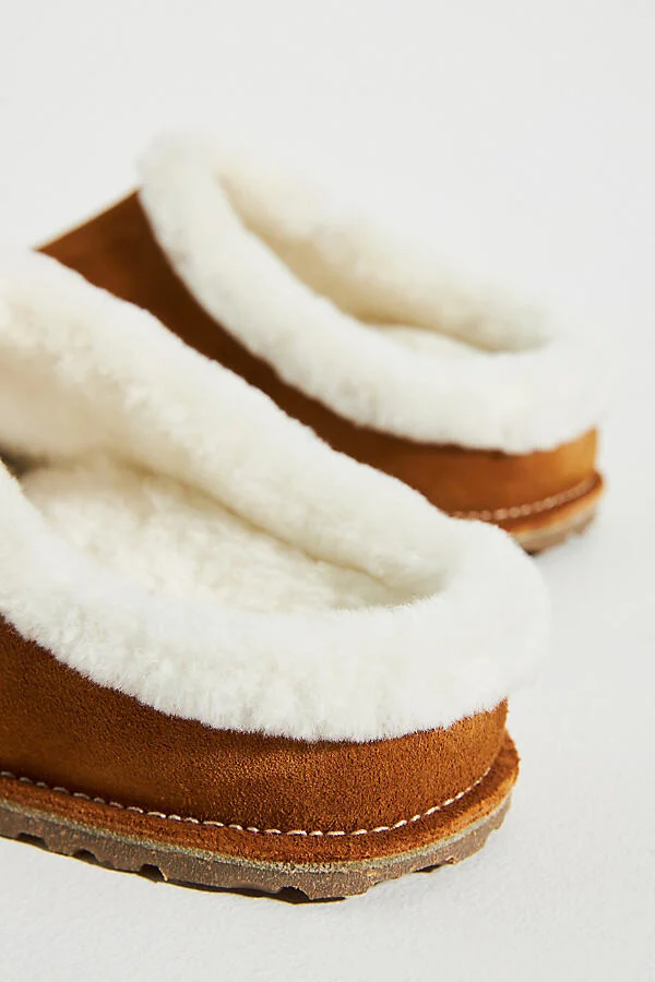 Zermatt Premium Suede Shearling Clogs - Image 4