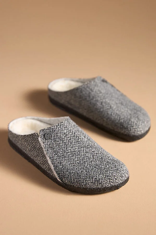 Zermatt Wool Felt Shearling Clogs - Image 2