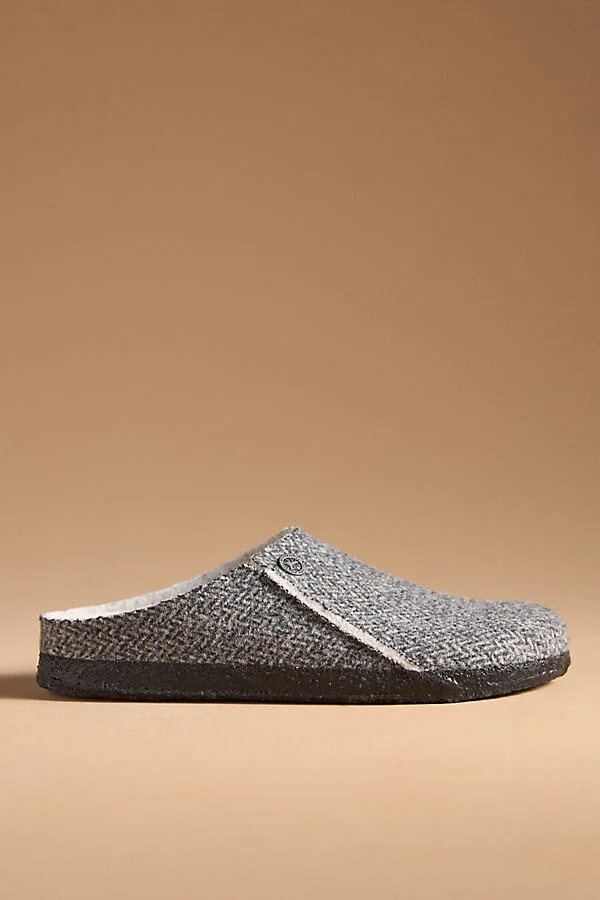 Zermatt Wool Felt Shearling Clogs