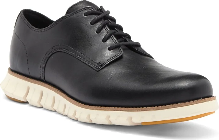 BLACK LEATHER / IVORY