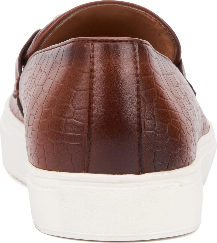 Zeth Croc Embossed Horsebit Loafer - Image 3