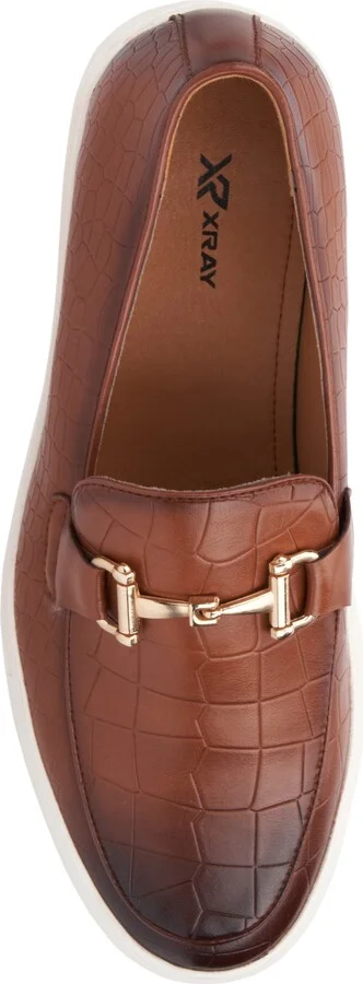 Zeth Croc Embossed Horsebit Loafer - Image 5