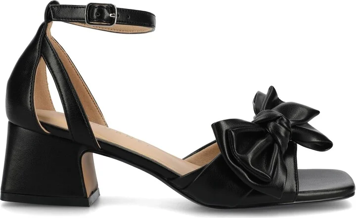 Zevi Bow Block Heel Sandal - Image 4