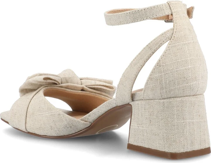 Zevi Bow Block Heel Sandal - Image 8
