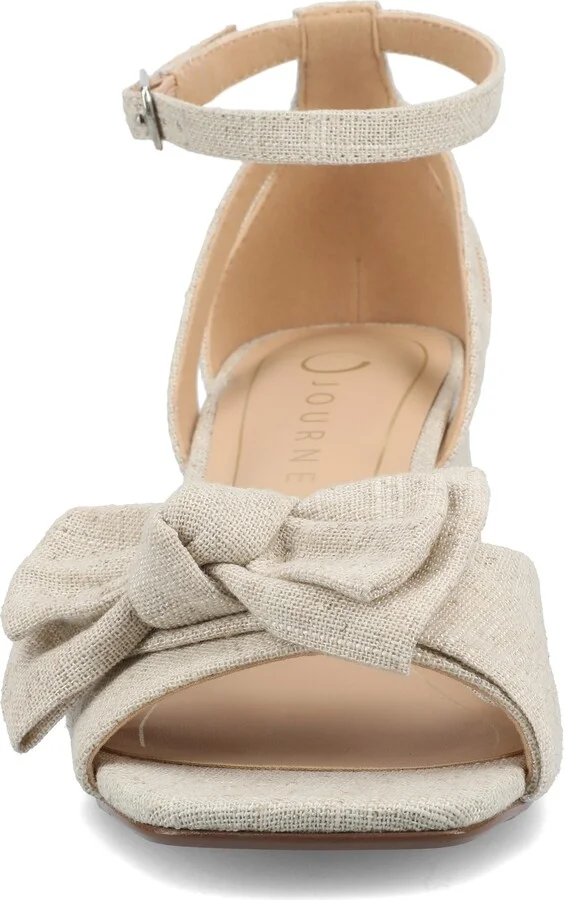 Zevi Bow Block Heel Sandal - Image 9