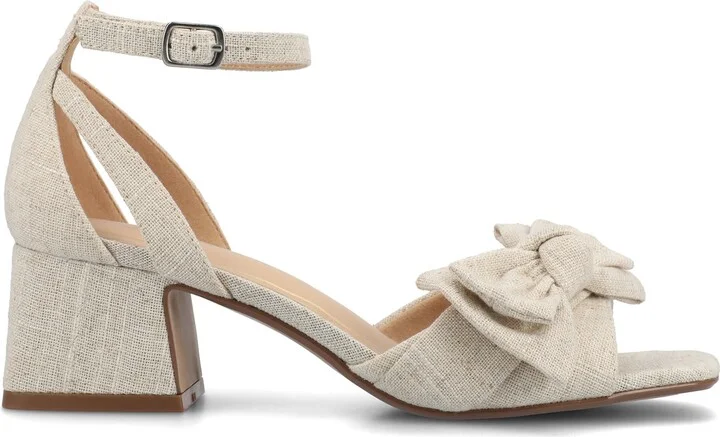 Zevi Bow Block Heel Sandal - Image 10