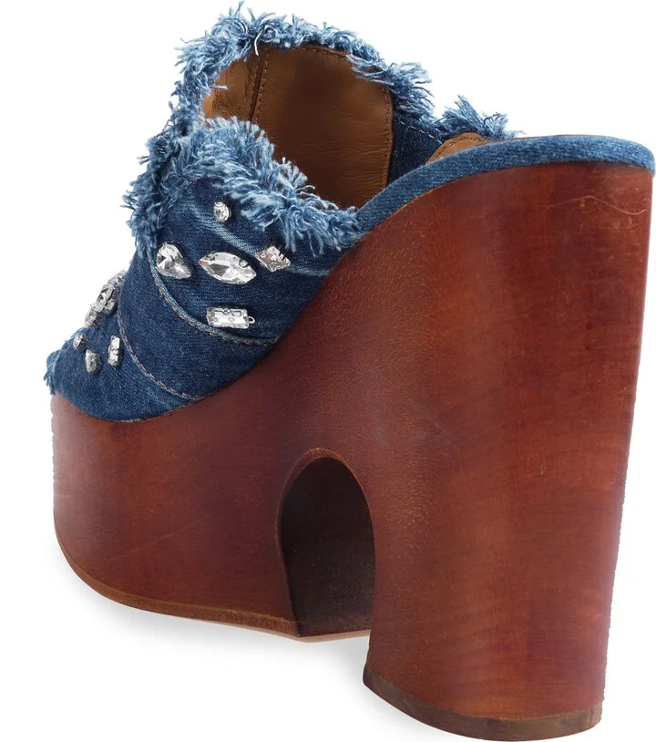 Zhara Embellished Platform Slide Sandal - Image 2