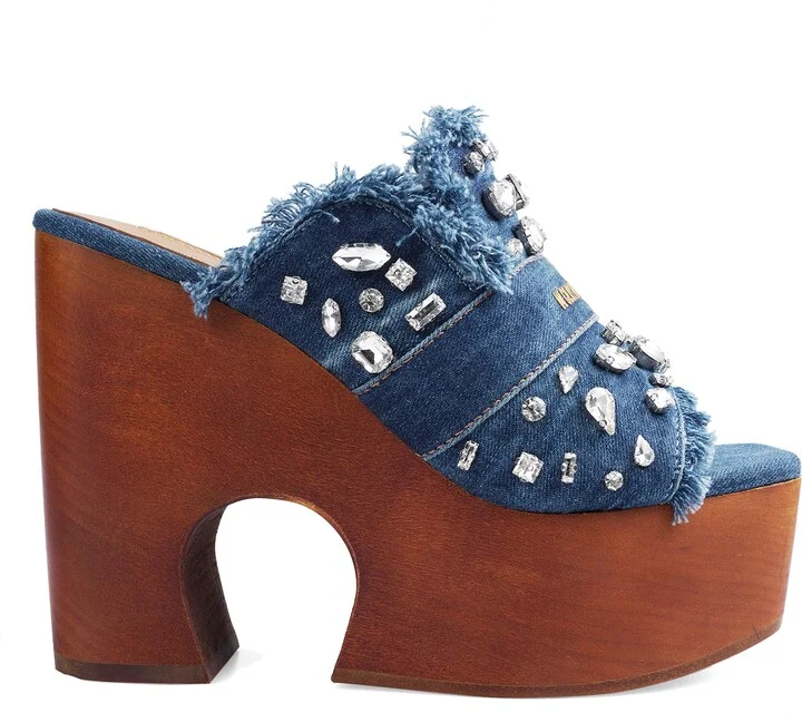 Zhara Embellished Platform Slide Sandal - Image 3
