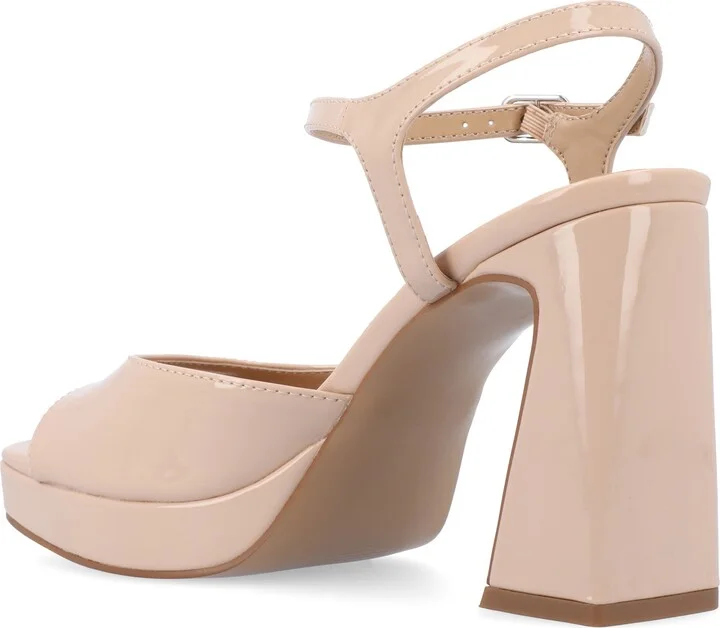 Ziarre Patent Block Heel Sandal - Image 2