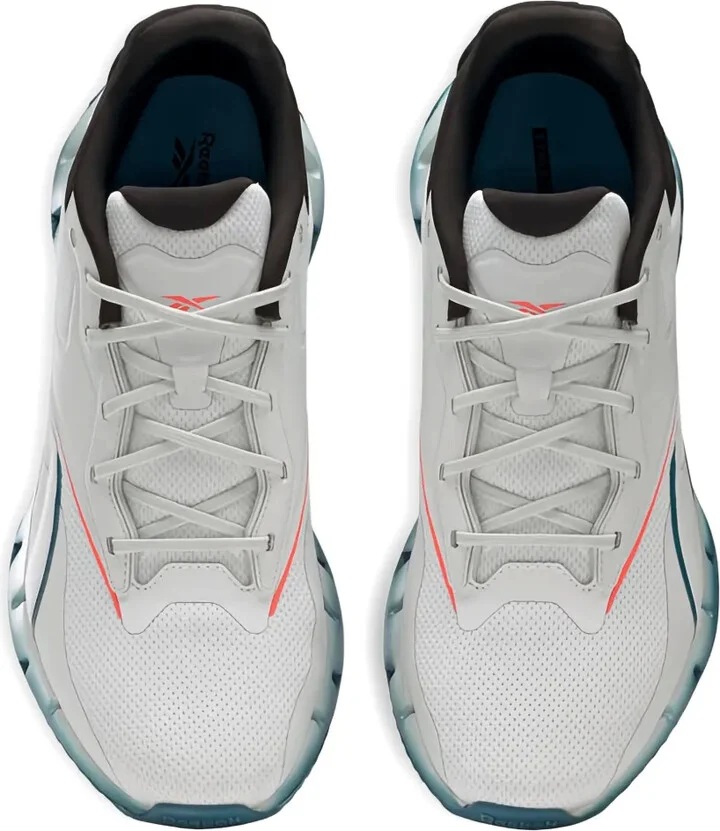 Zig Dynamica 4 "Pure Grey Orange Flared" trainers - Image 2