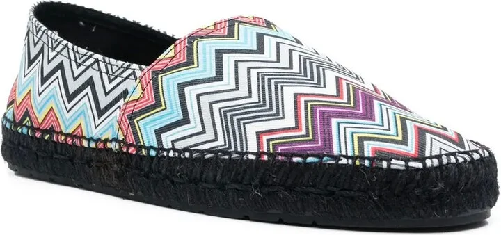 Zig Zag-Woven Espadrilles - Image 2