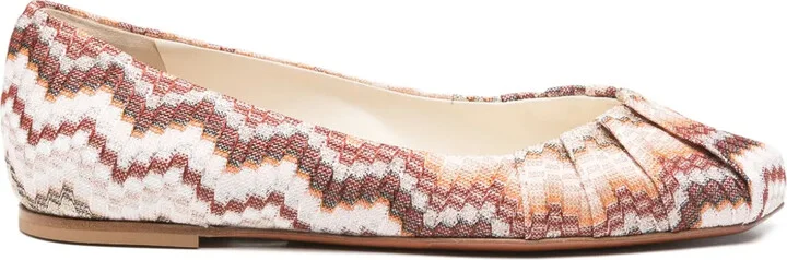 Zigzag Ballet Flats
