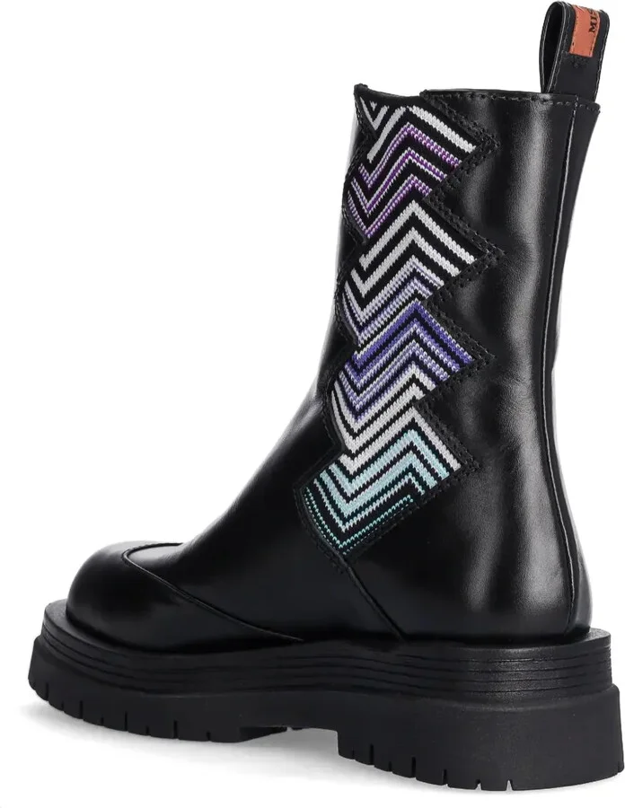 zigzag-detail Chelsea boots - Image 3