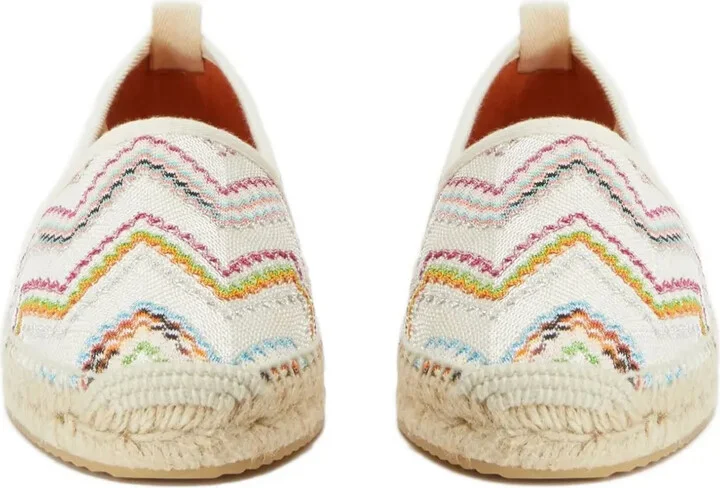 Zigzag-Embroidered Espadrilles - Image 3