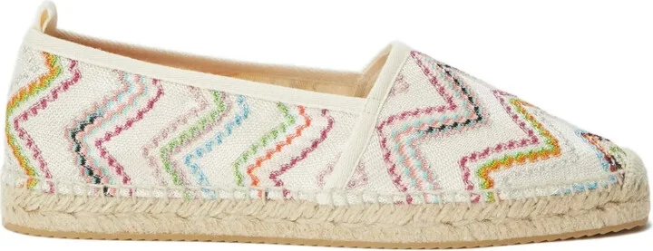Zigzag-Embroidered Espadrilles