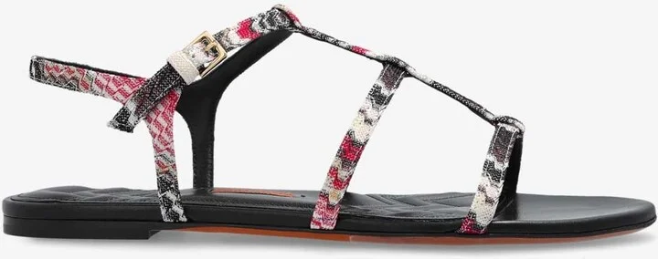 Zigzag Flat Sandals