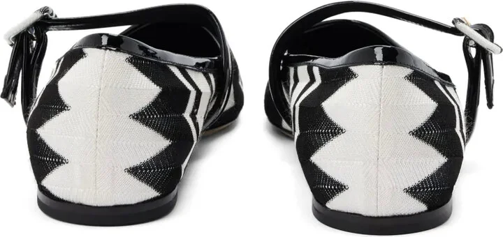 Zigzag-pattern ballerinas - Image 3