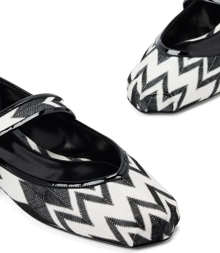 Zigzag-pattern ballerinas - Image 4
