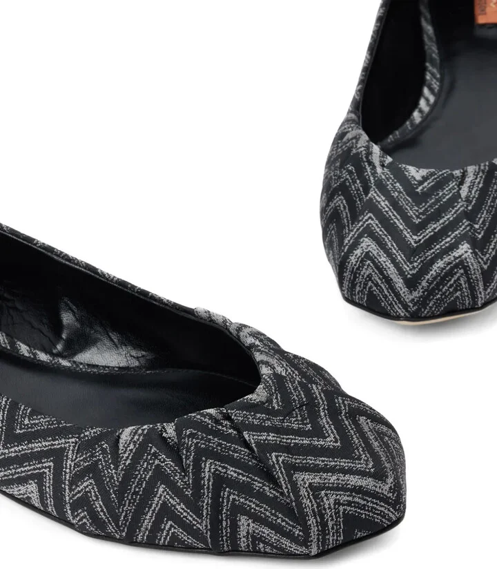Zigzag-pattern ballerinas - Image 4