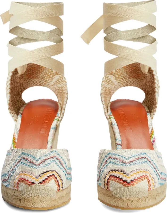 Zigzag-pattern espadrilles - Image 3
