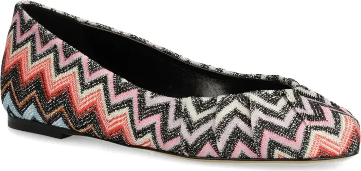 Zigzag-Patterned Ballerinas - Image 2