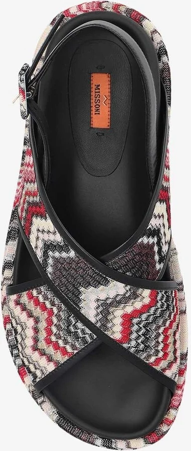 Zigzag Patterned Sandals - Image 3