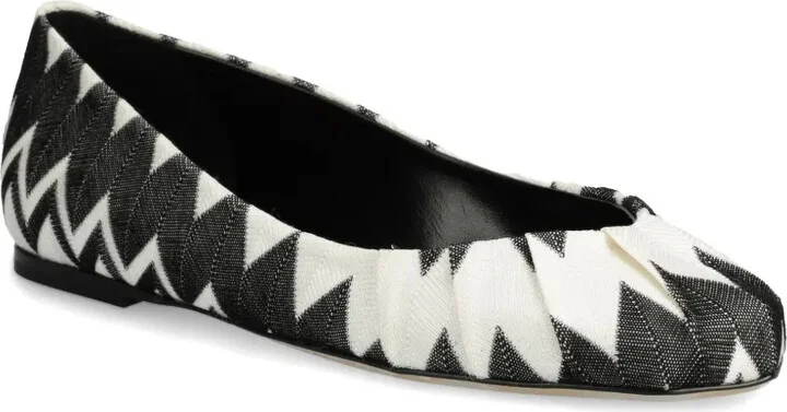 Zigzag-Print Ballerinas - Image 2