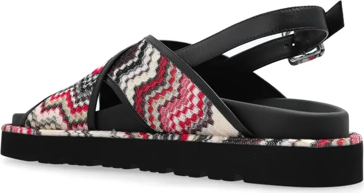 Zigzag Slingback Sandals - Image 3