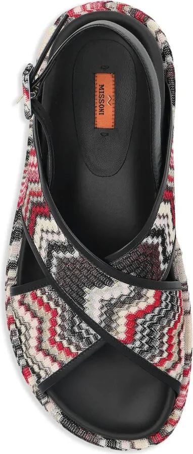 Zigzag Slingback Sandals - Image 4