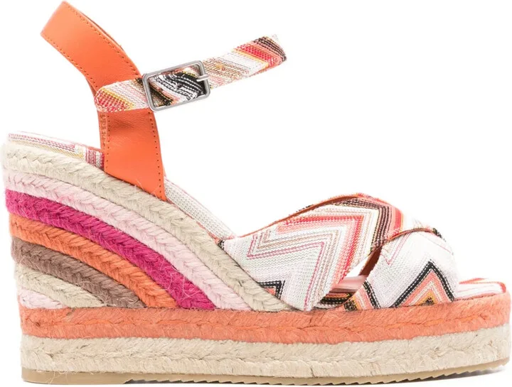 Zigzag-Woven Espadrilles