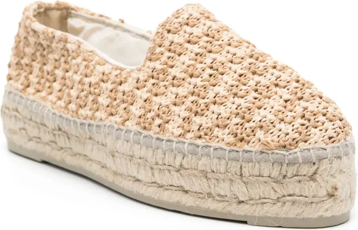 Zigzag-Woven Raffia Espadrilles - Image 2