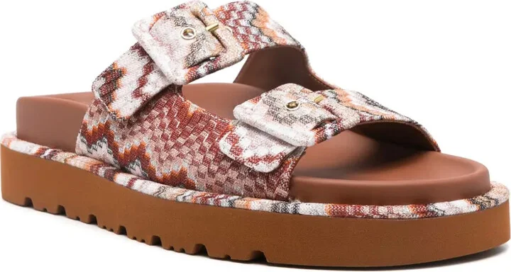 Zigzag-Woven Sandals - Image 2