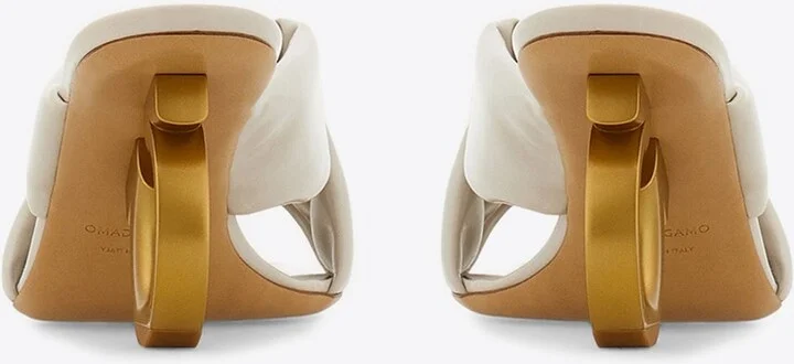 Zilda 70 Gancini Leather Sandals - Image 3