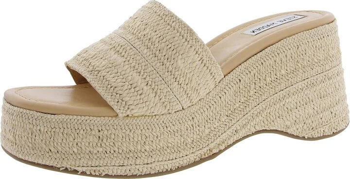 Zillion R Womens Padded Insole Woven Platform Sandals