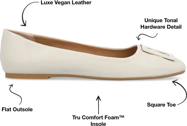 Zimia Square Buckle Flat - Image 9