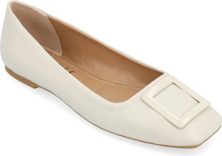 Zimia Square Buckle Flat