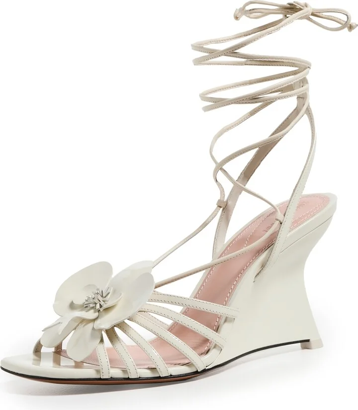 Zimmermann Aura Wedge Sandals 85mm