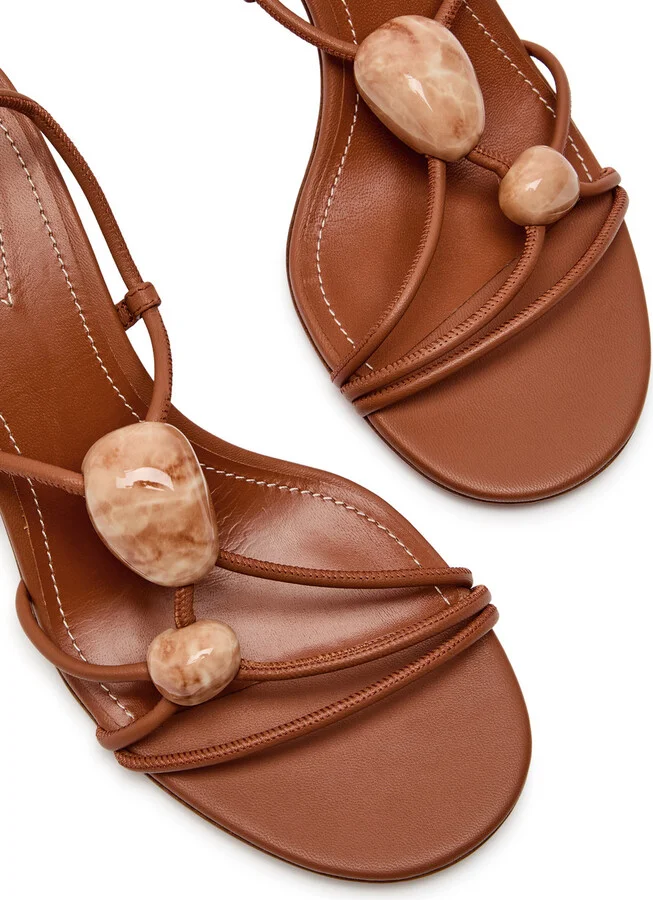 Zimmermann Gleam 65 Leather Sandals - Image 3