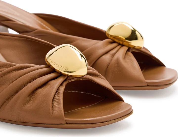 Zimmermann Gleam 75 Leather Mules - Image 3