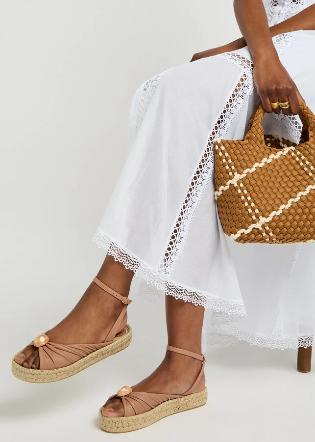 Zimmermann Gleam Gathered Espadrilles - Image 5