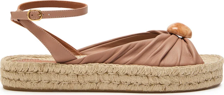Zimmermann Gleam Gathered Espadrilles