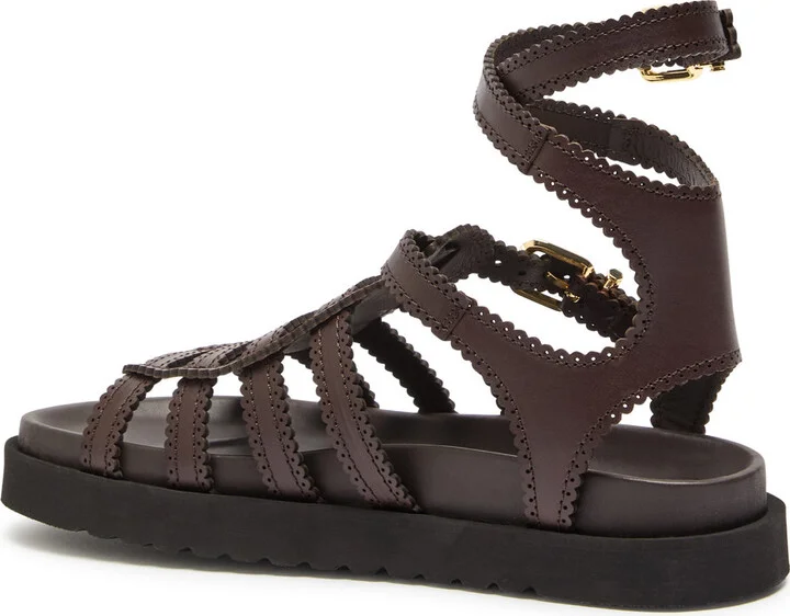 Zimmermann Goldie Gladiator Leather Sandals - Image 2